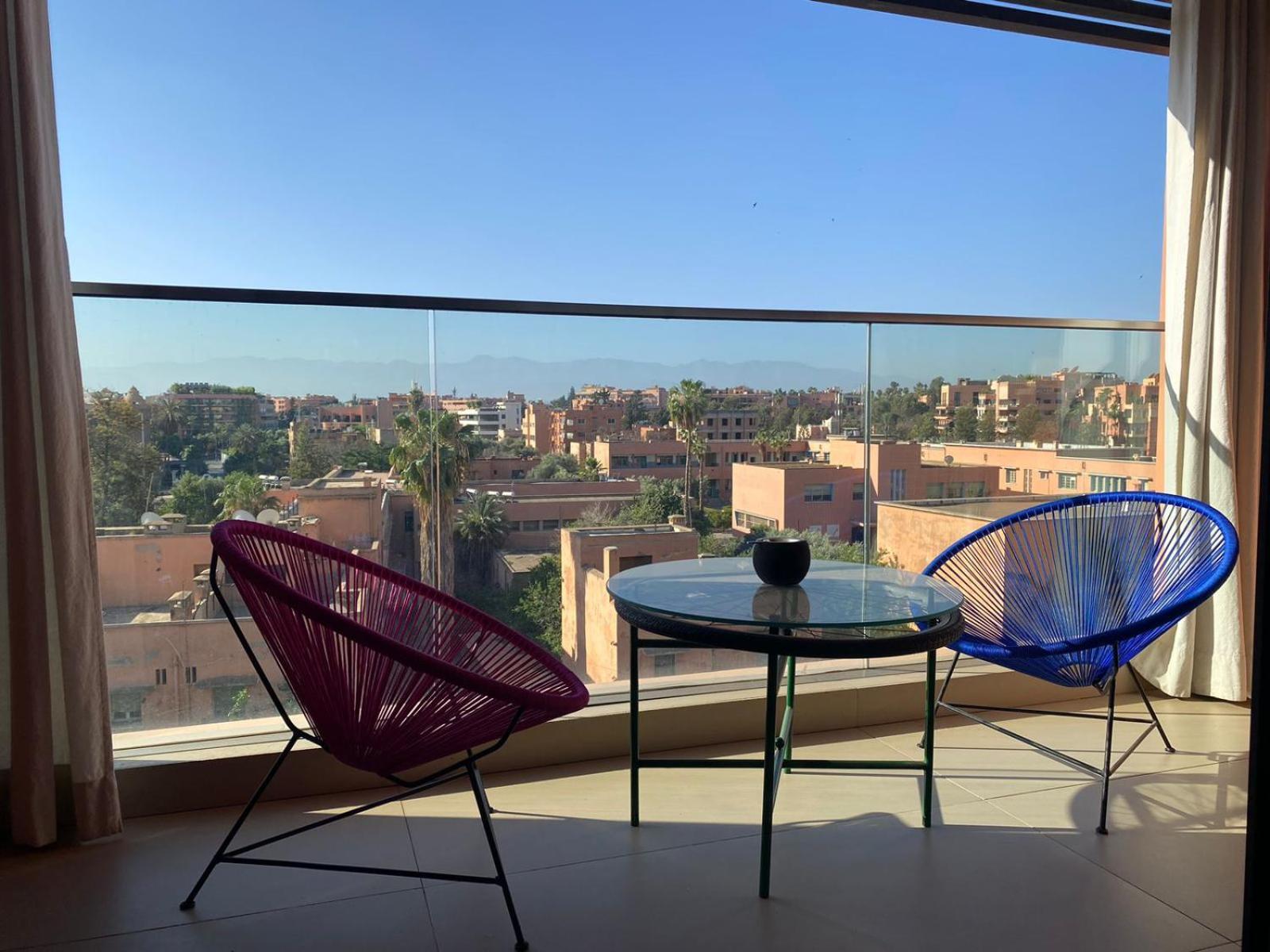 Luxueux Appart Hivernage Avec Vue Sur L"Atlas Марракеш Экстерьер фото